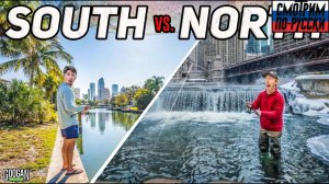 СЕВЕР vs ЮГ — 3 дня рыбалки через всю страну! 🎣 Челлендж