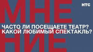 Мнение: Часто ли посещаете театр? Какой любимый спектакль?