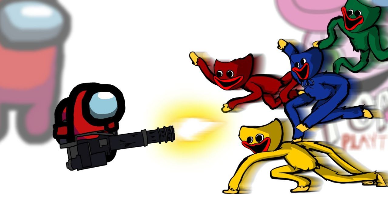 Амонгус ПРОТИВ Хагги Вагги и Других Poppy Playtime