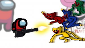 Амонгус ПРОТИВ Хагги Вагги и Других Poppy Playtime