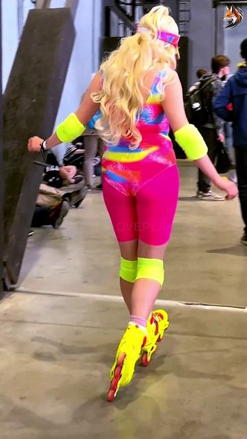 Барби промчалась на роликах