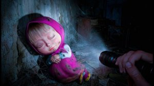 Я нашла персонажей Машу и Медведя в заброшенном доме!! 😱😨