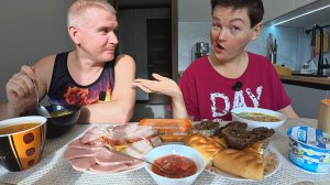 Мукбанг ВЫСКАЗАЛА  всё ВОВАНУ, ОТЧИТАВ его за траты! Учимся жить в новых реалиях! Семейный обед