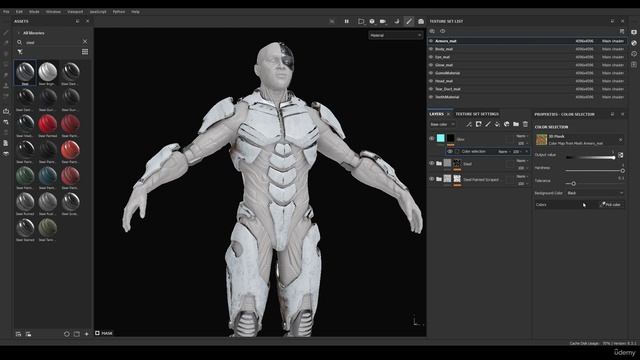 Cyborg Hard Surface Character Creation in Blender (7) 21 - Basic Materials