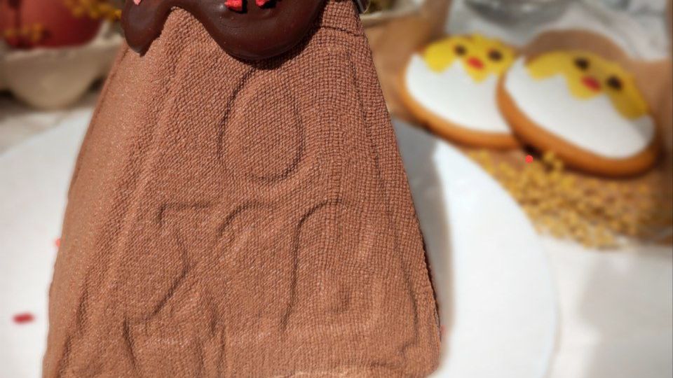 Шоколадная творожная пасха