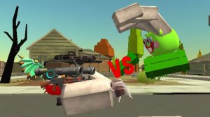 Артёмка7.0 vs green kid злая версия