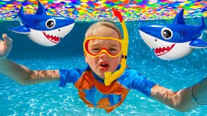 Летние приключения в бассейне для детей!
