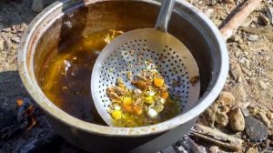 Ловля крабов. Приготовление крабов на костре