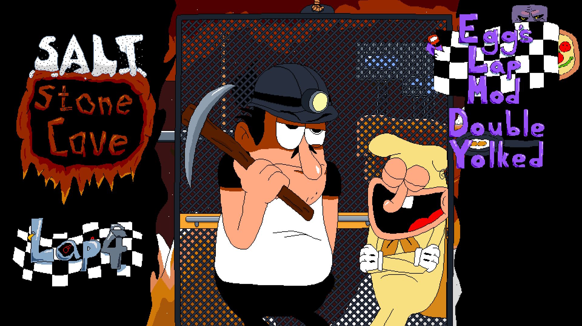 Pizza Tower - AFOM - Salt Stone Cave (Drill Tower)