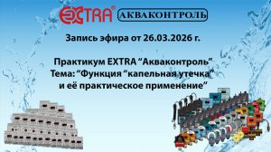 Запись эфира Практикум Функция Капельная утечка от 26.03.2026