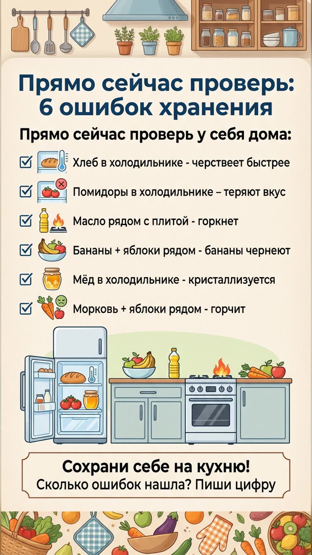 Прямо сейчас проверь: 6 ошибок хранения
