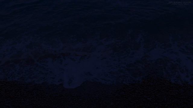 АСМР шум морских волн ночью – расслабляющие звуки пляжа с галькой 🌊