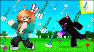 😲 Майнкрафт, Но с Дождем из Рандомных Предметов!