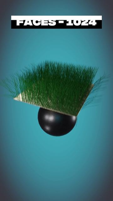 Физическое моделирование 3D Grass_Faces