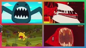 ГИГАНТСКИЙ БЛУП И ЗАРАЖЕННОЕ НЕБО: Музыкальный Баттл со Спрунки и Поездом-Пожирателем — Мультик 🌊🚌