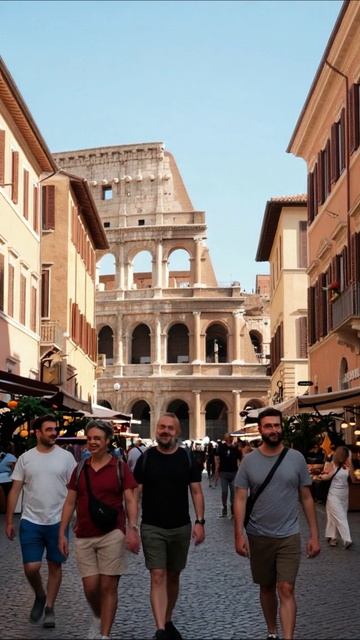 Прогулка по Риму: Колизей и атмосфера города #Рим #Колизей #путешествия