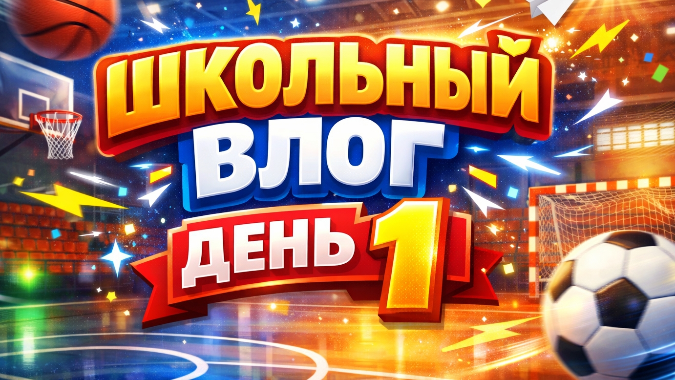 VLOG: Один день со мной в школе. день 1