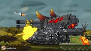 Битва уровень  ЛЕГЕНДА ! КВ-44-М2 vs РАМОНС - Мультики про танки