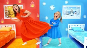 Алиса против тёти! Испытание "горячее против холодного"