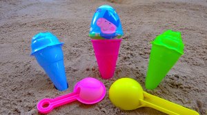 Игрушки Сюрпризы и  Свинка Пеппа | Мультики для детей и Песенки для малышей