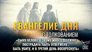 «Сыну Человеческому много должно пострадать… быть убиту, и в третий день воскреснуть»/Евангелие дня