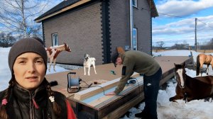 ЭТО БЕЗУМИЕ ДОЛЖНО УЖЕ ЗАКОНЧИТСЯ. ВЫПОЛНИЛИ КУЧУ РАБОТЫ В ДОМЕ И НА ХОЗЯЙСТВЕ. Жизнь в деревне