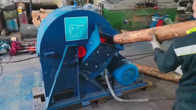 Рубительная машина АП-800Н с электромотором 30кВт