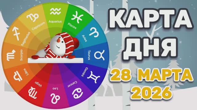 «КАРТА ДНЯ» на 28 МАРТА 2026 года (Оракул «КАЛЕЙДОСКОП»)!!!
