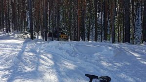 Катаемся на снегоходе Скиду Тундра