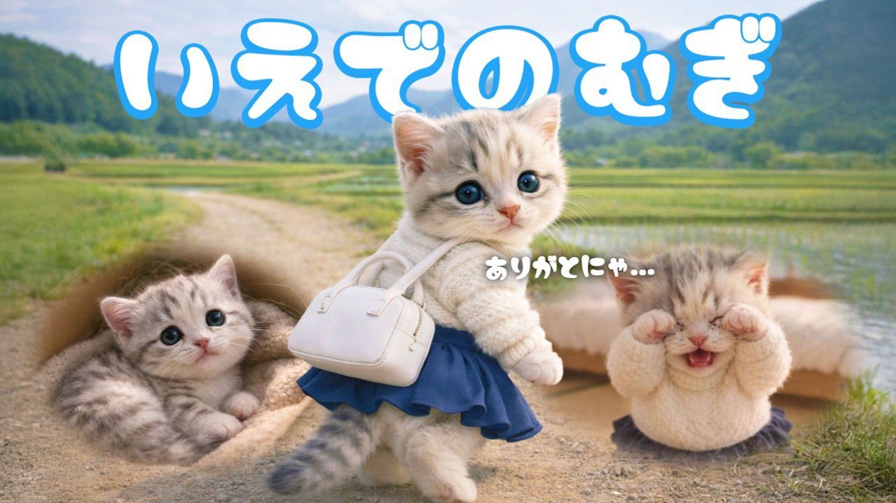 【Офисный котик Муги】Я так люблю маму, ня… Какова же причина, по которой Муги сбежал из дома… 🏠