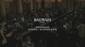 Показ коллекции Balmain весна-лето 2016