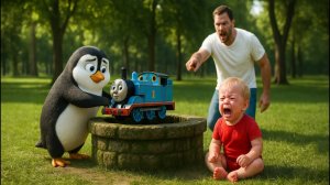 Пингвин спасает паровозика Томаса! Супер Мультики для детей. Детские мультики для малышей смотреть