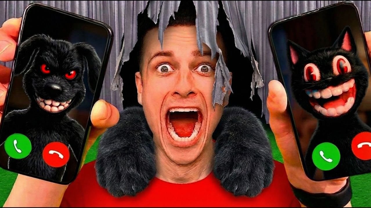 КАРТУН КЭТ и КАРТУН ДОГ взяли трубку в 3:00 ночи !!!