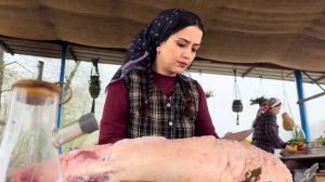 Запекание в бочке Интересное видео Иран Видео рецепты Готовим вкусную еду Простые рецепты