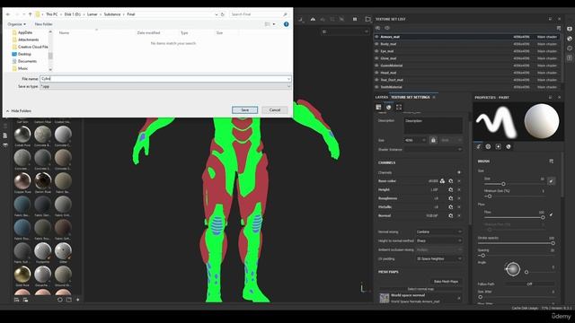 Cyborg Hard Surface Character Creation in Blender (7) 20 - Bake Maps 2