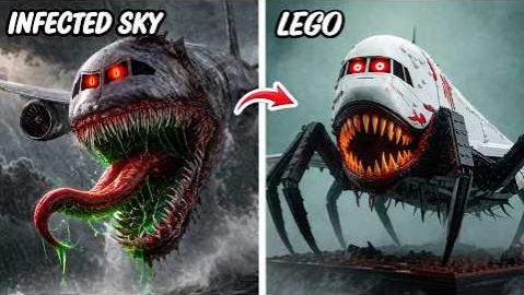 ЛЕГО ЗАРАЖЕННОЕ НЕБО Аналоговый хоррор ЛЕГО (Не смотрите в одиночку)