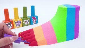 Мультики для детей | Ступня из Кинетического Песка! Залипательное Видео 😍