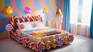Какую кровать выберешь ты? Яркое ИИ видео