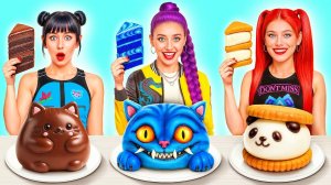 🍭 Кулинарный Челлендж 🍭 с Кейпоп-Охотницы на Демонов.Эпичная Битва с Едой.