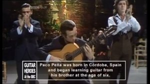 ЛЕГЕНДЫ ГИТАРЫ | PACO PENA - Cantes Por Bulerias 1972 UK TV. GuitarMe School Guitar Legends