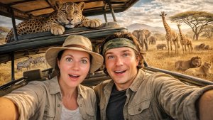 Сафари в Африке! Обалдеть можно. Львы в двух метрах. Живем в палатках. Танзания