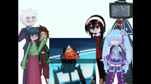 реакция разных аниме друг на друга 3/?