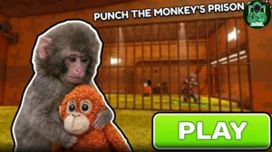 🐒 УДАРЬ ОБЕЗЬЯНУ , БЕГИ ИЗ ТЮРЬМЫ #ОББИ #РОБЛОКС