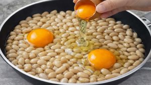 Белая фасоль с яйцами вкуснее мяса, готовьте хоть каждый день! Простой и доступный рецепт для всех