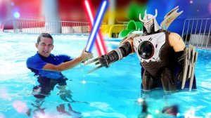 Шредер ЗАХВАТИЛ аквапарк! Бен 10 не справляется. Кто спасёт игрушки?