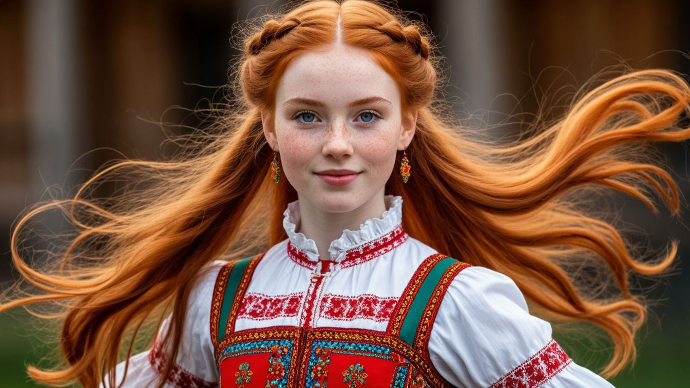 Веселая песня "Рыжая" Музыка. Видеоклип