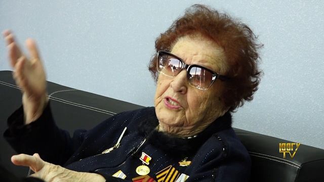 В новом проекте «ЮОГУ ТВ» - «Потомки героев» Лидия Спиридоновна Валиева