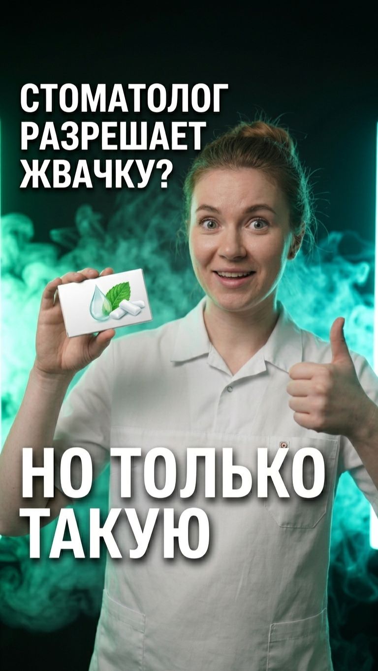 Стоматолог разрешает жвачку — но только если знать что искать на упаковке 🦷