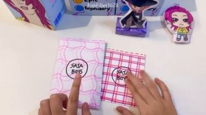 [🩵paper diy🩵] SAJA BOYS K-POP DEMON HUNTERS BLIND BOXES unboxing! ｜ asmr