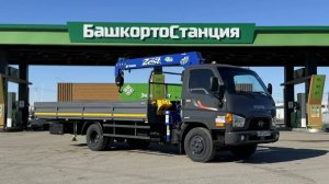 Hyundai HD78 с КМУ Tadano — обзор и работа манипулятора